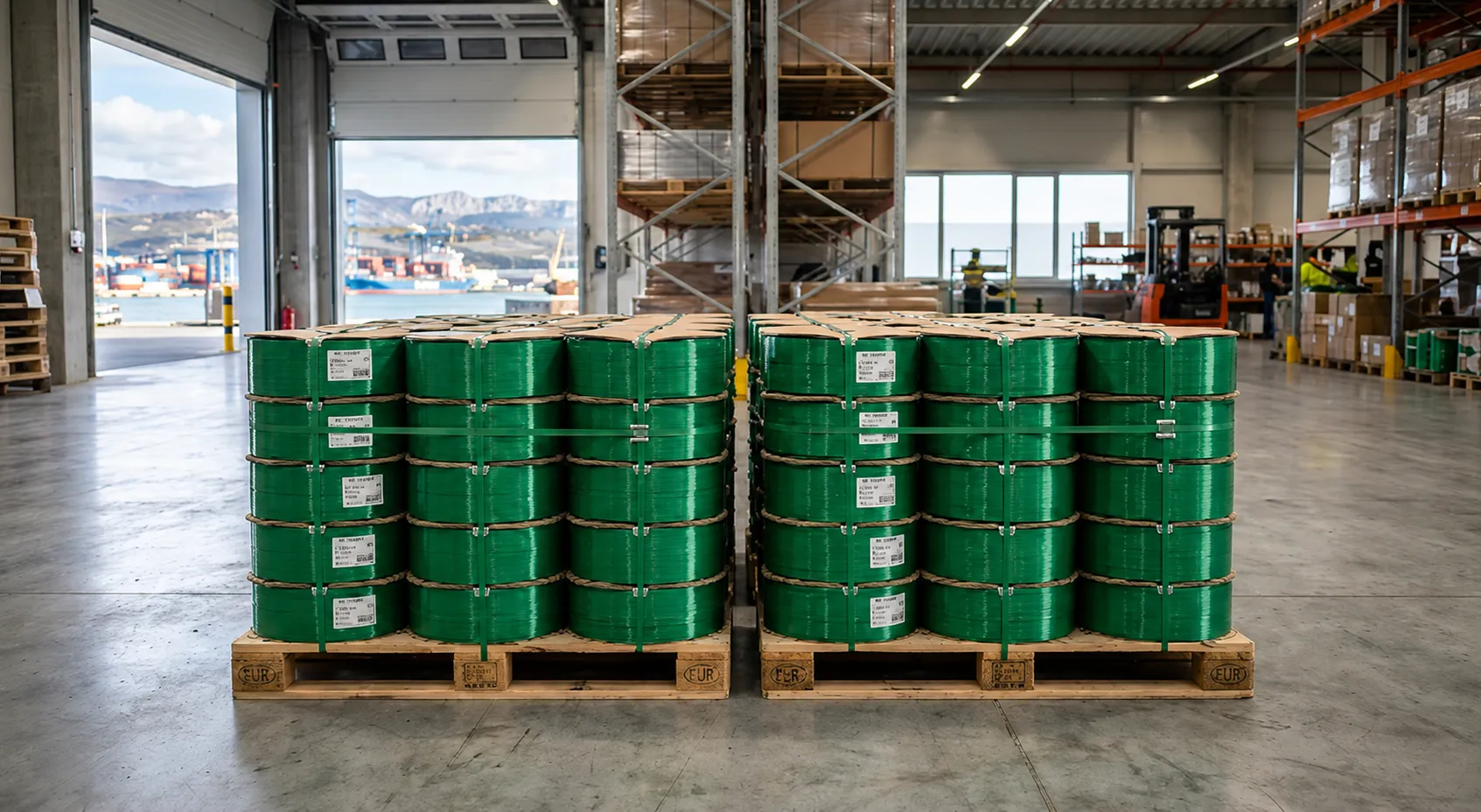 PET Strapping Band Exporter Slovenia — Greenstrix Industrial Packaging